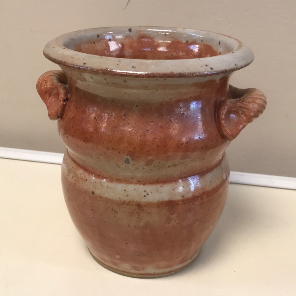 Studio‎ Art Pottery Jug Vase Urn Crock with Handles